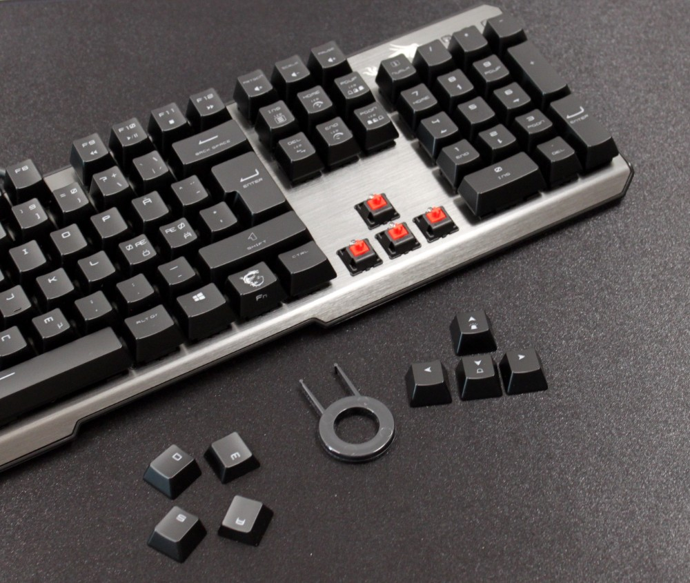 MSI Gaming Tastatur Vigor GK60 LED-Tasten